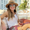 Chapéu de Palha Unissex - Estilo Panamá Clássico para o Verão