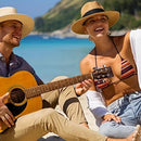 Chapéu de Palha Unissex - Estilo Panamá Clássico para o Verão