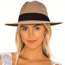 Chapéu de Palha Unissex - Estilo Panamá Clássico para o Verão