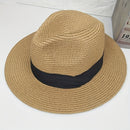 Chapéu de Palha Unissex - Estilo Panamá Clássico para o Verão