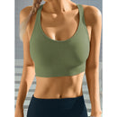 Sutiã Esportivo Sem Fio - Almofadas Removíveis, Respirável e Confortável