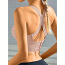 Sutiã Esportivo Sem Fio - Almofadas Removíveis, Respirável e Confortável