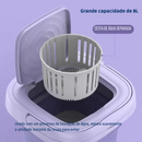 LavDobrável – Mini Máquina de Lavar Portátil 8L [Roupa Limpa em Qualquer Lugar]