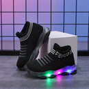 Tênis Casuais Femininos com Luz LED - Conforto, Estilo e Antiderrapante