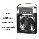 CoolBreeze Pro – Mini Ar-Condicionado 3 em 1 com Umidificador e Luz Noturna LED