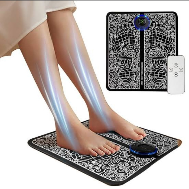 RelaxFlex EMS Foot Massager – Alívio Elétrico para Cãibras e Pés Inchados