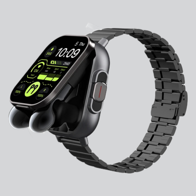 DualTech 2024 – Smartwatch 2 em 1 com Fone Bluetooth e Monitoramento GPS