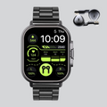 DualTech 2024 – Smartwatch 2 em 1 com Fone Bluetooth e Monitoramento GPS