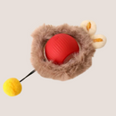 FelineFun – Bola Rolante Automática com Cauda Falsa para Gatos e Cães