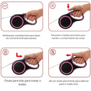 EasyWalk Retrátil – Guia de Nylon Extensível para Cães de Todos os Tamanhos