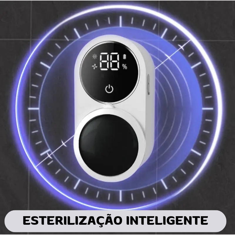 Suporte UV Esterilizador de Escova de Dentes – Higiene Portátil Completa