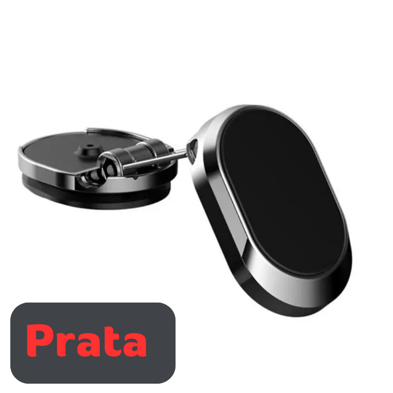Suporte Magnético Dobrável – Ajuste Multiângulo para Celular no Carro