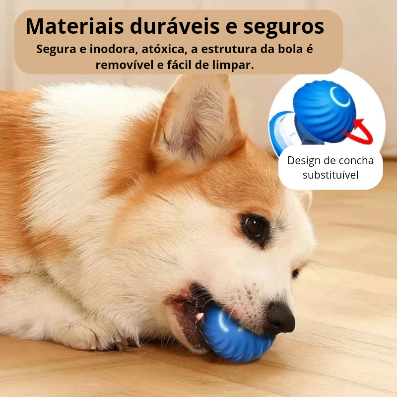 PetPlay Ball – Bola Inteligente Elétrica Interativa para Cães e Gatos