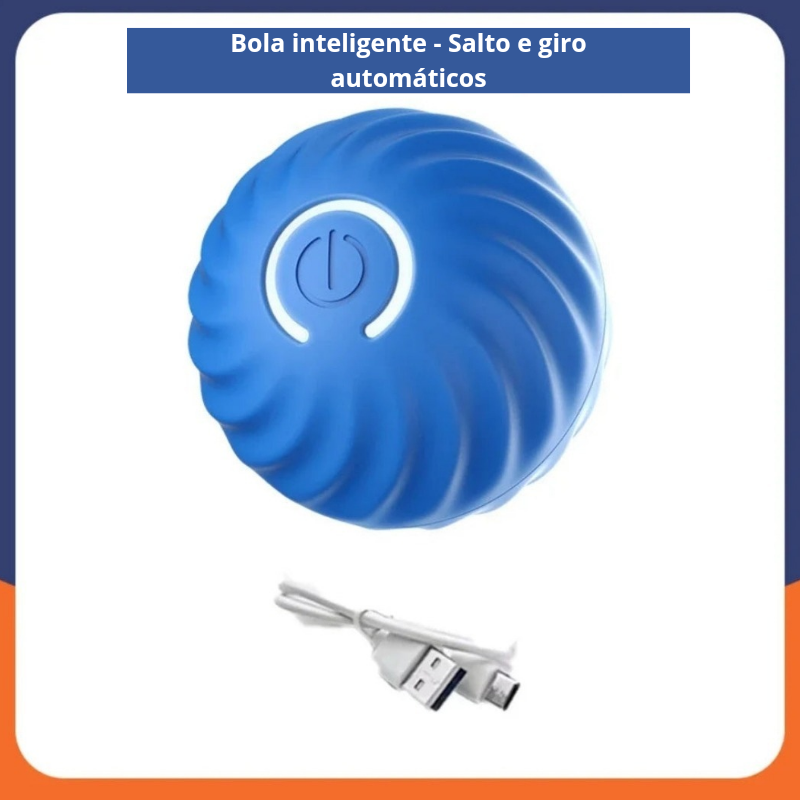 PetPlay Ball – Bola Inteligente Elétrica Interativa para Cães e Gatos