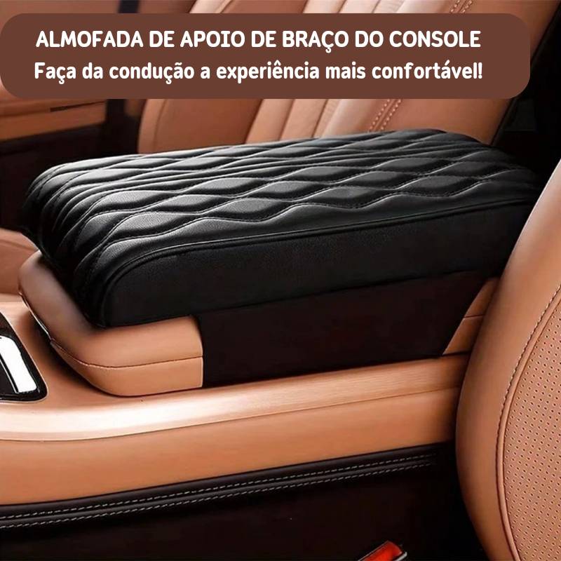Almofada de Apoio de Braço 5CM – Conforto e Estilo para o Console do Carro