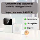 Campainha de Vídeo Wi-Fi – Câmera HD, Visão Noturna e Áudio de 2 Vias