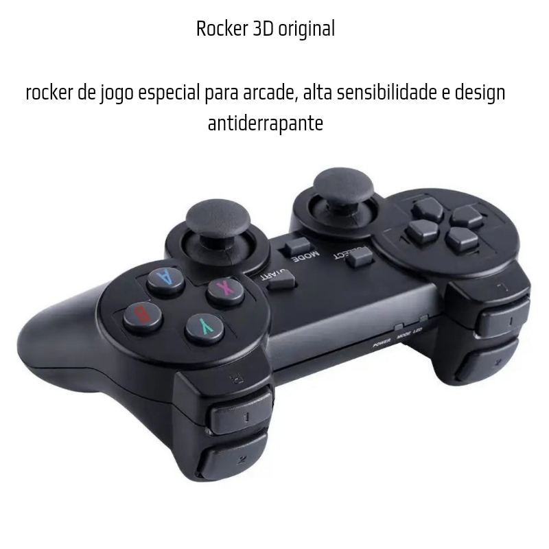 Console de Videogame Retrô 4K – Game Stick Portátil com 20.000 Jogos