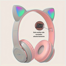 Fones de Ouvido Sem Fio LED Dobráveis – Conforto e Estilo para Jogos