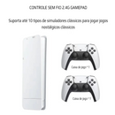 M15 Retro Game Stick – 64GB, 20.000+ Jogos, 4K HD, Emuladores GBA e PS1