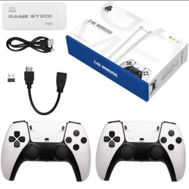 M15 Retro Game Stick – 64GB, 20.000+ Jogos, 4K HD, Emuladores GBA e PS1