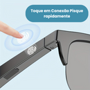 Óculos Inteligentes Bluetooth 5.3 – Áudio HIFI com Microfone e Controle Touch