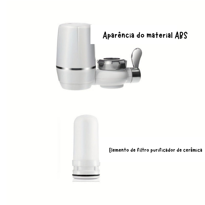Purificador de Água de Torneira – Filtro de Cerâmica para Água Pura e Segura