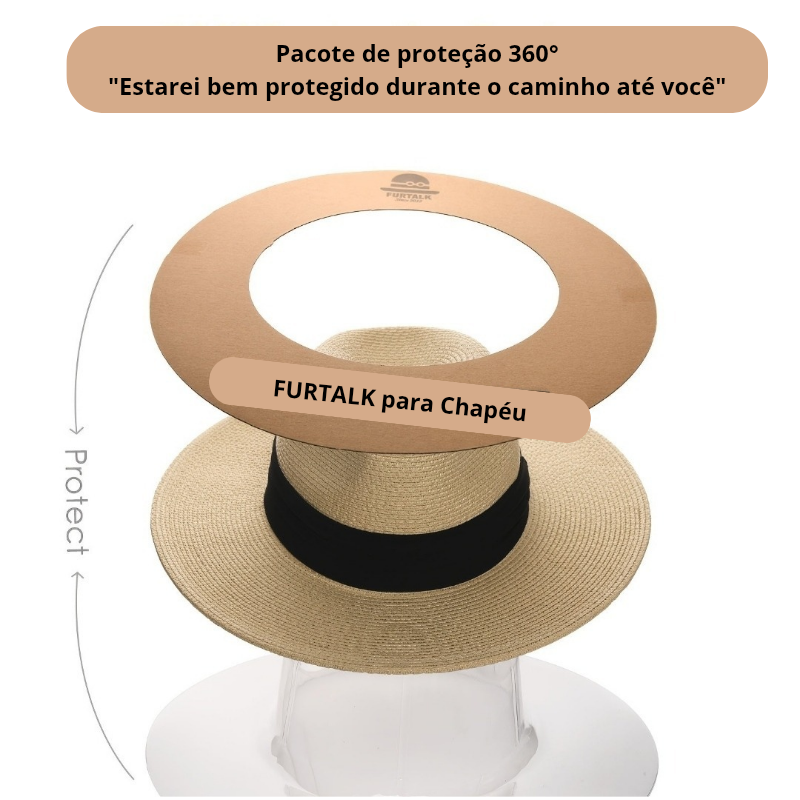Fedora de Palha para Homens - Chapéu Panamá de Verão com Aba Larga