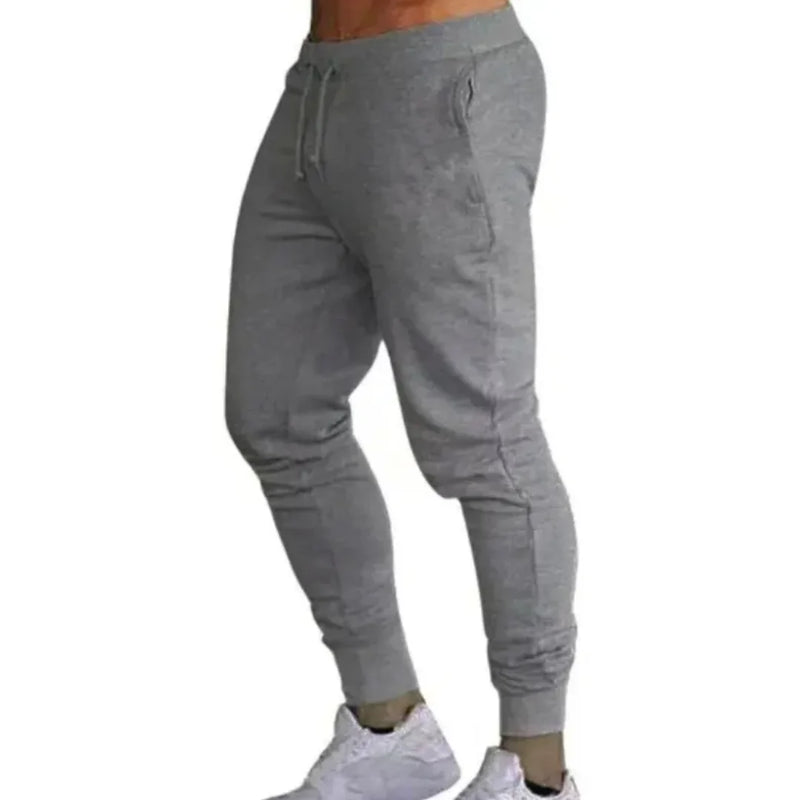 Calças Atléticas Masculinas – Estilo Slim Fit Stretch para Esportes e Lazer