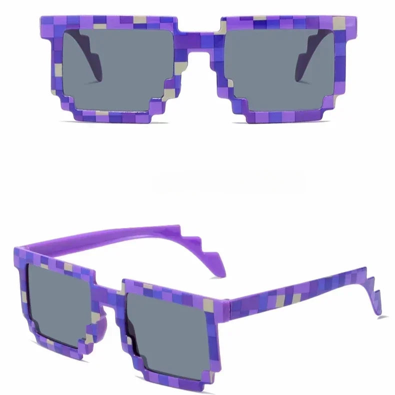 BlockVision™ – Óculos de Sol Divertidos Minecraft [Estilo e Diversão nas Férias]