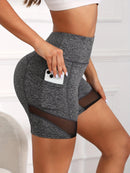 Shorts de Yoga Cintura Alta com Bolsos - Controle de Barriga e Conforto