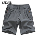 Shorts Masculinos YJKVUR – Treino e Corrida, Tamanhos M-8XL, com Bolsos