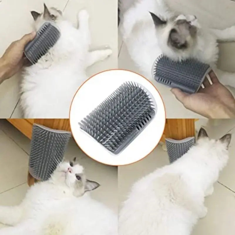 FelinTouch™ – Escova de Gato para Parede [Massageia, Remove Pelos e Diverte]