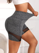 Shorts de Yoga Cintura Alta com Bolsos - Controle de Barriga e Conforto