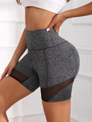 Shorts de Yoga Cintura Alta com Bolsos - Controle de Barriga e Conforto