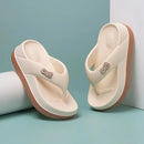 Chinelo Feminino de Verão - Flip-Flops 4cm, Antiderrapante e Confortável