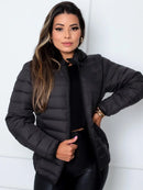 ThermaLux – Jaqueta Bobojaco Feminina c/ Capuz Removível Preta