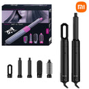 Xiaomi 5 em 1 - Conjunto de Estilizador de Cabelo - Secador, Pente Quente, Alisador, Modelador de Cachos e Ferramenta de Estilo Tudo-em-Um