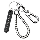 Chaveiro Antiperda com Placa de Número de Telefone - Acessório Prático para Chaves de Carro, Presente Útil e Elegante