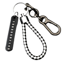 Chaveiro Antiperda com Placa de Número de Telefone - Acessório Prático para Chaves de Carro, Presente Útil e Elegante
