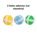 Jogo de Dardos Infantil com Bolas Pegajosas - Brinquedo Educativo para Dentro e Fora de Casa