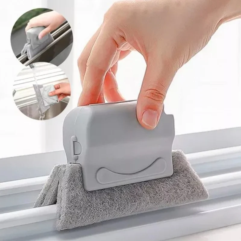 Pano de Limpeza para Ranhuras de Janelas - Escova para Frestas, Teclado e Cozinha