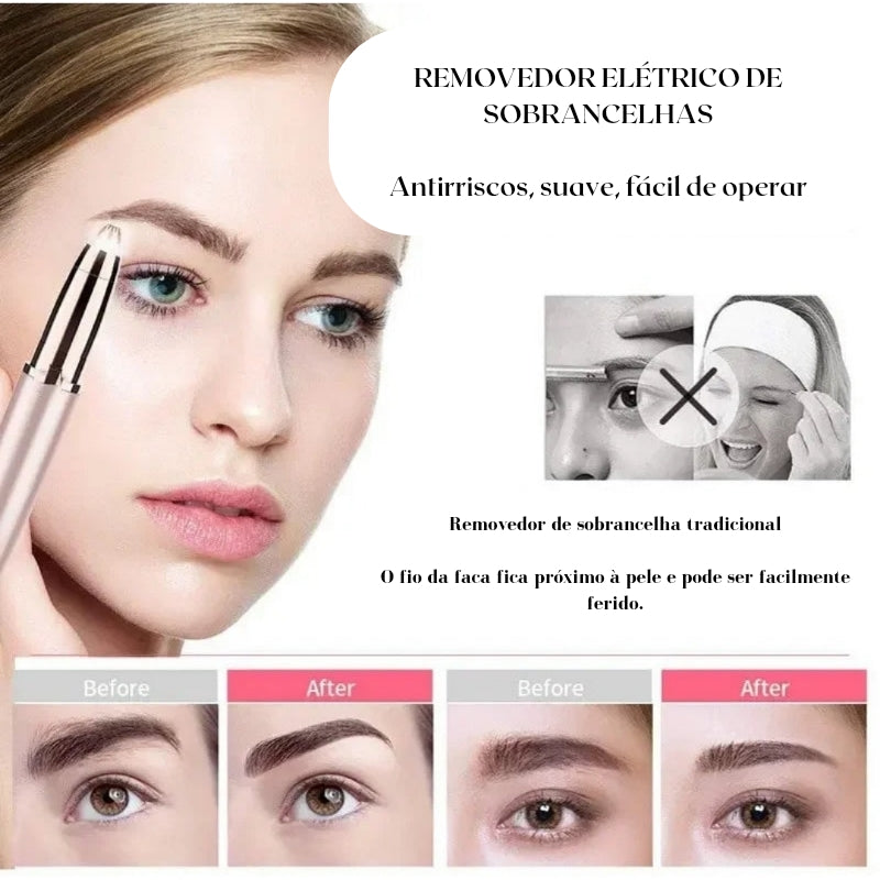 BrowShaper™ – Aparador Elétrico de Sobrancelhas [Beleza Indolor e Segura em Minutos]