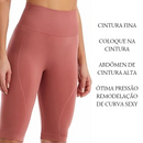 Short Esportivo Cintura Alta Feminino - Push Up & Controle de Barriga