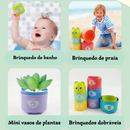 Jogo de Empilhar Copos para Crianças - Desafio de Velocidade e Reflexos