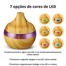 ZenWood – Umidificador Difusor de Ar Elétrico [Aromaterapia Relaxante em Cada Canto